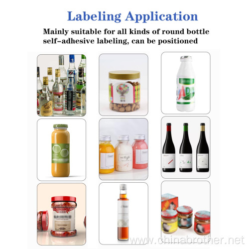 Electrical Stainless Sticker bottle Label Applicator Machine